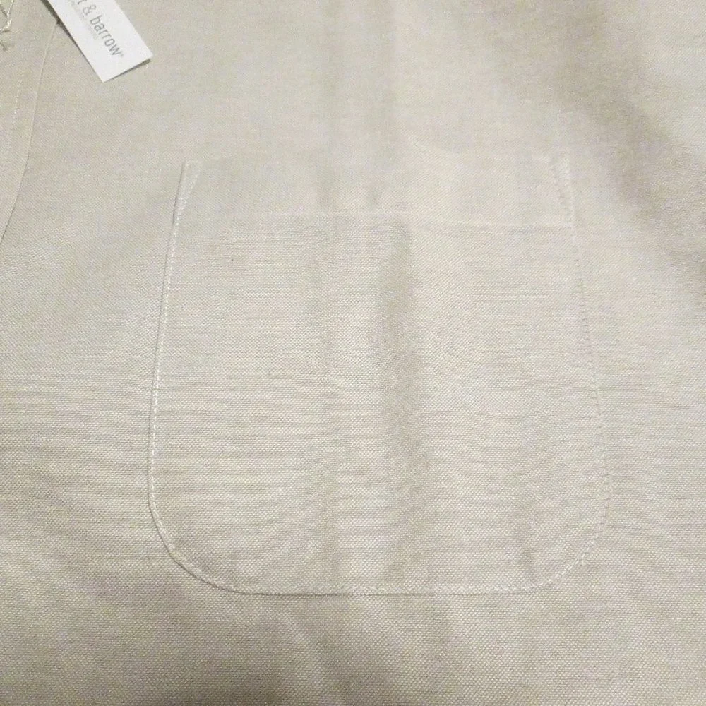🎈 #SOLD# CROFT & BARROW MEN’S TAN/BEIGE DRESS SHIRT – 17/36 NEW 🎈 - Picture 9 of 15